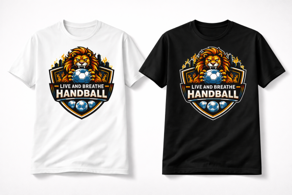 „Live and Breathe Handball Shirt – Premium Fan & Player Design“
